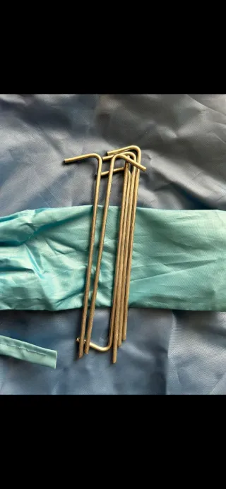 Tienda campaña playa azul