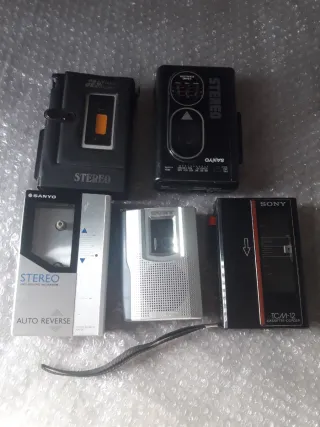 Lote 5 Walkman Vintage Sanyo Sony