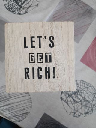 Hucha de madera Money Bank