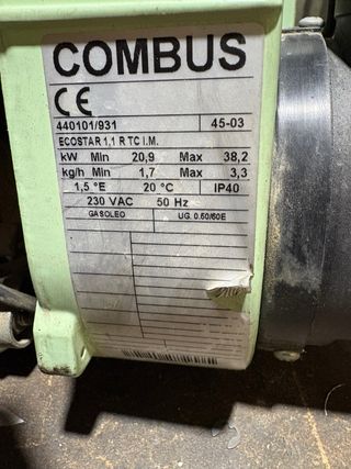 Quemador caldera gasoil