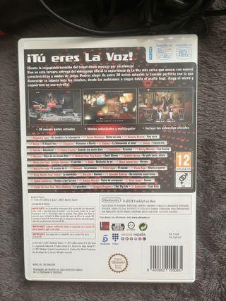 La Voz Vol. 3 Wii + 2 Micrófonos