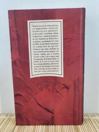 El Nombre De La Rosa - Umberto Eco - Tapa Dura RBA