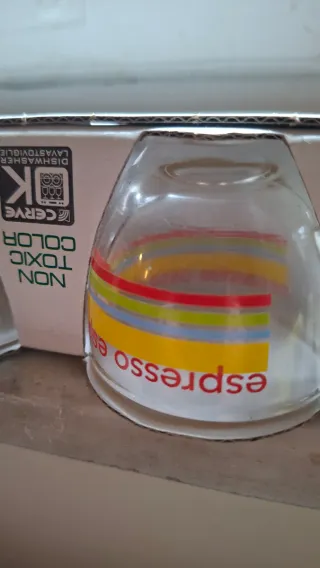 Tazzine da caffè in vetro