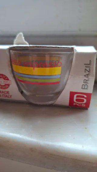 Tazzine da caffè in vetro