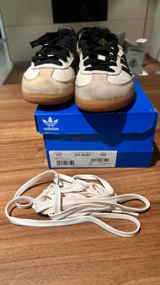 Adidas Samba T35 Beige/Negro