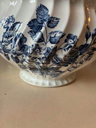 Sopera Johnson Bros Flores Azules Porcelana