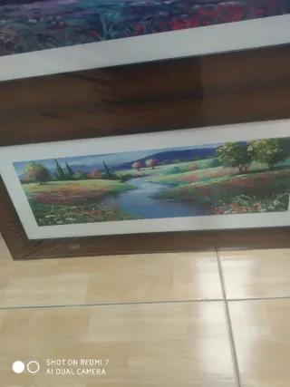 Nuovi quadri paesaggistici in legno in coppia