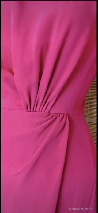 Vestido corto Mango fucsia