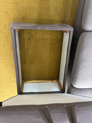 Sofá Ektorp Ikea marron Tela