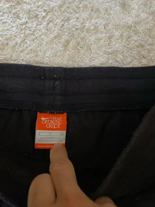 Pantalones Nike negros anchos