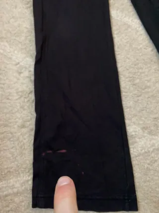 Pantalones Nike negros anchos