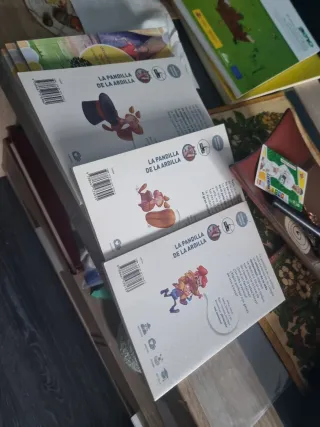 Lote 3 libros . La pandilla de la ardilla.