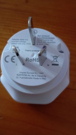 Adaptador de Viaje Garza Australia China NZ