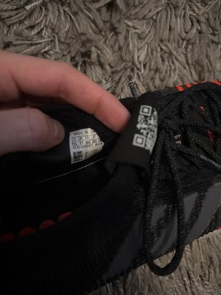 Zapatillas Adidas Running Negras y Rojas