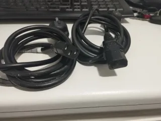 Pareja cables alimentación PC