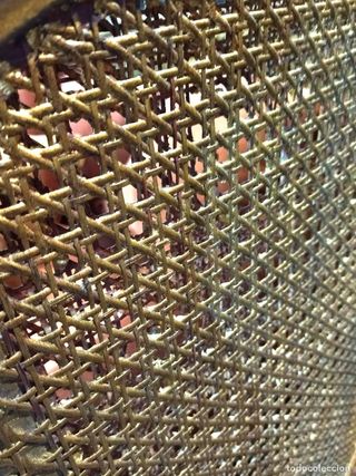 Sofá Barroco Ratán Dorado Lujo