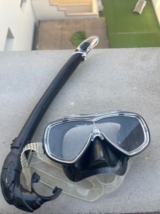 Máscara y tubo Cressi buceo/pesca