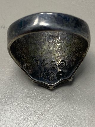 Anillo Plata Harley Davidson Águila Hecho a Mano