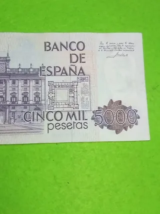 Billete 5000 pesetas Banco de España 1979