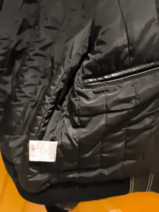 Cazadora de cuero Jack Jones Negra