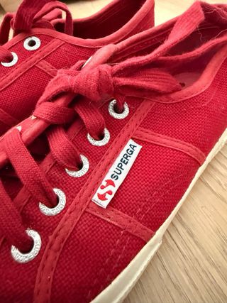 Zapatos Superga Granate 38
