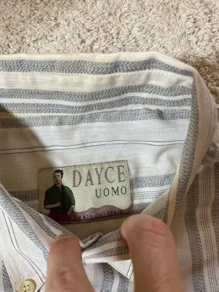 Camisa Rayas Vintage XL Dayce Duom Retro 90s