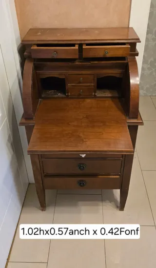 Scrivania bureau in legno massello