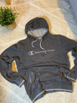 Sudadera Champion Gris Retro