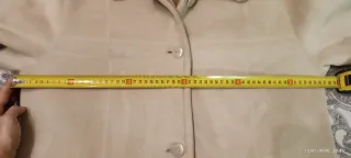 Abrigo vintage antelina beige