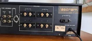 Amplificatore vintage Secram Super 50