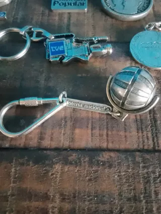 Lote 7 Llaveros Vintage Mundial 82 Valencia TVE AP