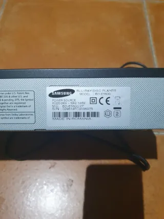 Reproductor Blu-ray 3D Samsung BD-E5500
