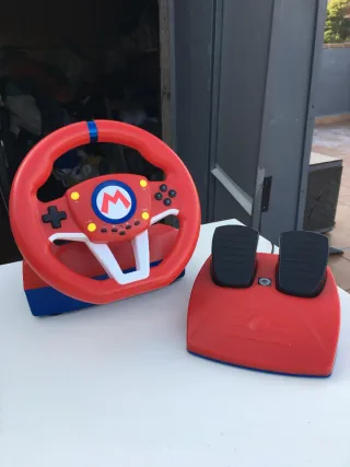 Volante Nintendo switch Mario Kart 8 con Pedales