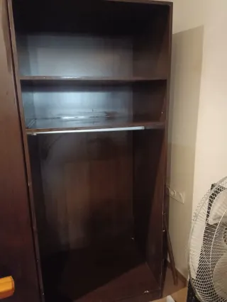 Armario wengue con baldas