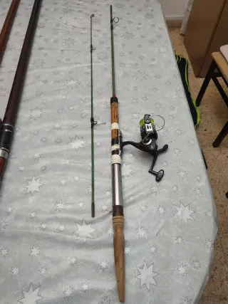 Lote cañas de pescar