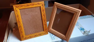 Marcos de madera y cristal por 3€