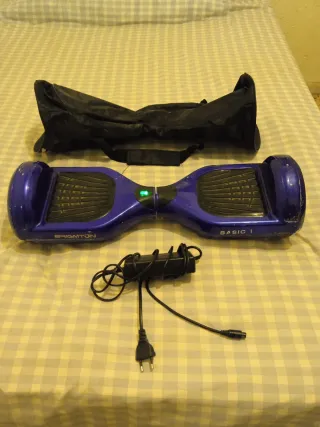 Hoverboard Azul con Cargador y Bolso