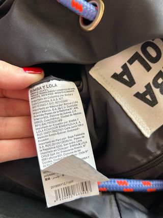 Mochila Bimba y Lola Negra Multicolor