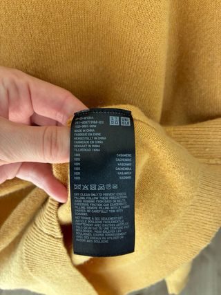 Jersey de cashmere Uniqlo mujer