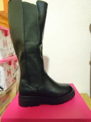 Botas negras de plataforma