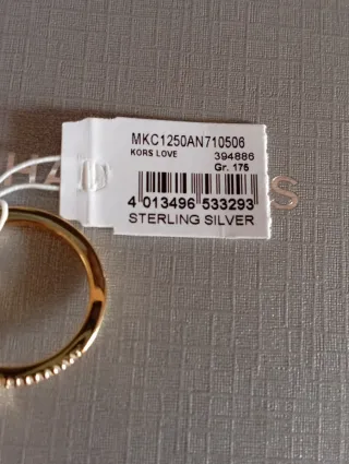 Anillo Michael Kors Dorado y Plateado