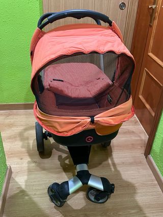 Carrito bebé + capazo homologado coche...
