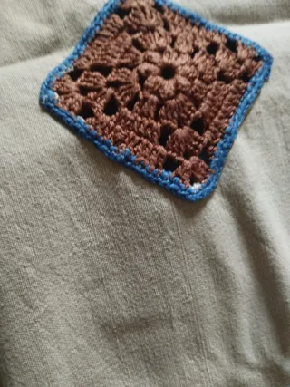 Copritavolo vintage uncinetto 130x130