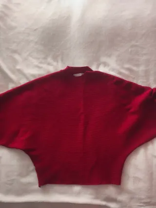 Suéter Mujer Rojo- burdeos Talla 38, elástico