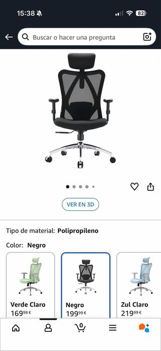 Silla de oficina ergonomica