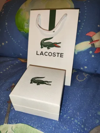 Pulsera Lacoste en Acero Plata