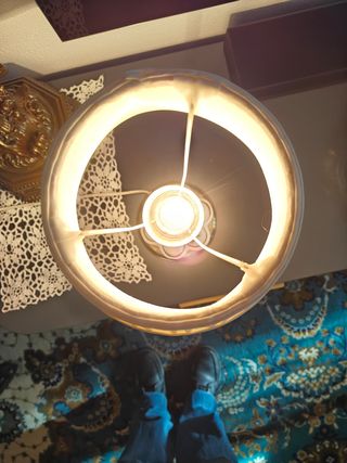 Lámparas de cerámica pintadas a mano