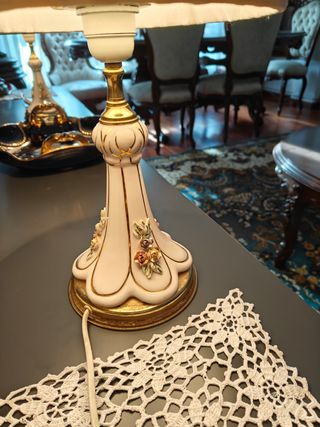 Lámparas de cerámica pintadas a mano