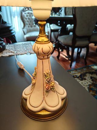 Lámparas de cerámica pintadas a mano