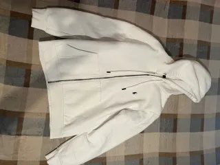 Felpa Ralph Lauren bianca con zip